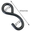 ZZLZX 2PCS Metal S Hooks 25MM/1 inch I.D. 800kg Pull