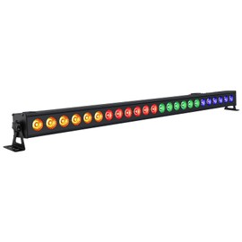 YeeSite LED Wash Light Bar - 96W 24LED RGBA Stage Light Bar Sound Activated Auto Play Wall Wash Uplight by DMX Control for Wedding Church Club Birthday Party Stage Lighting