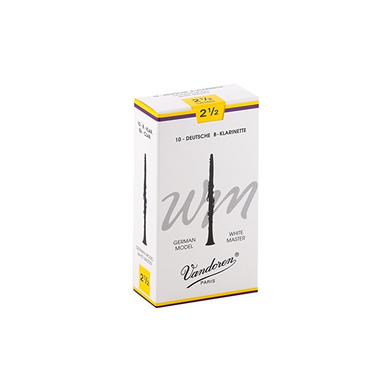 Vandoren Blätter B-Klarinette Deutsch 2,5 White Master