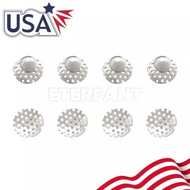 ETERFANT 10PCs ETERFANT Dental Orthodontic Bondable Lingual Buttons Round with Holes US - 10