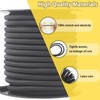 6mm Black Bungee Cord 1/4in 50ft Heavy Elastic Cord for