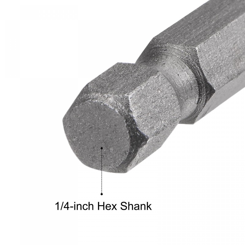 sourcing map Quick-Change Nut Driver Bit, 1/4" Hex Shank 6mm