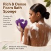 Esponja de red africana para la ducha, 2 esponjas exfoliantes