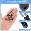 sourcing map Alloy Steel Hexagon Socket Head Shoulder Screws Bolts,