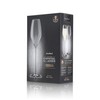 Final Touch 100% Lead-free Crystal Champagne Flutes Glasses Made with