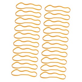 FOMIYES 6mm Natural Rubber Bands Multi-function Elastic Apron 70pcs Portable Rubber Bands for Crafts
