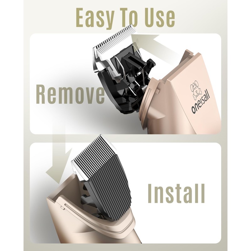 oneisall Low Noise Dog and Cat Clippers Replacement Blade