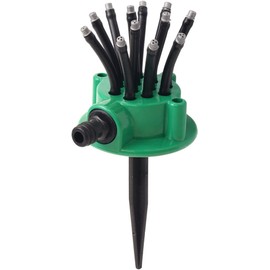 Japard 3 Pcs of Garden Sprinkler Adjustable 360 Degree Rotation Lawn Sprinkler Large Area Coverage Multipurpose Yard Sprinklers for Plant Irrigation and Kids Playing