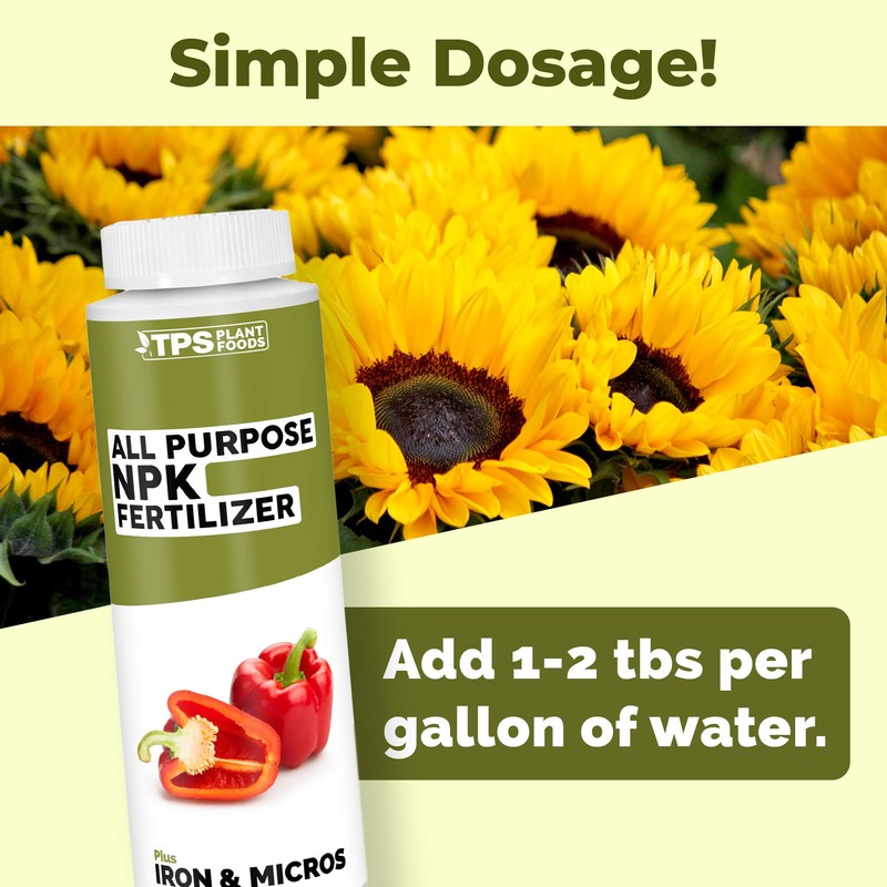 All Purpose NPK Fertilizer, Complete NPK Liquid Plant Food for