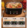 Gorgeous Cordless Electric Lunch Box, 6.7 Cups Smart Timer Auto
