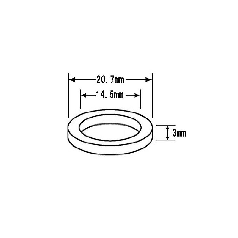 LIXIL INAX Flat Gasket 50-147