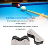 2Pcs Pool Billiard Cue Roller Stainless Steel Billiard Cue Straightness