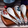 Japanese Soup Spoons Set of 4, Asian Soup Spoon for
