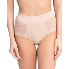 DIM Women's Diam's Control Micro Satinada Y Tul Brief, Beige (Piel 2gk), (Manufacturer size: XX-Large)
