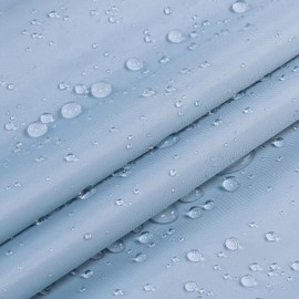 GoldWheel Marine Waterproof UV-Resistant Fabric 60"×216" UPF50+ Sun-Protection Blackout Material, Lightweight Durable Ripstop Canvas for Tarp Tent Camping Canopy Poncho Rainfly Pack, Sky-Blue