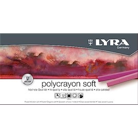 Lyra Polycrayons 5651120 - Juego de 12 ceras, varios colores