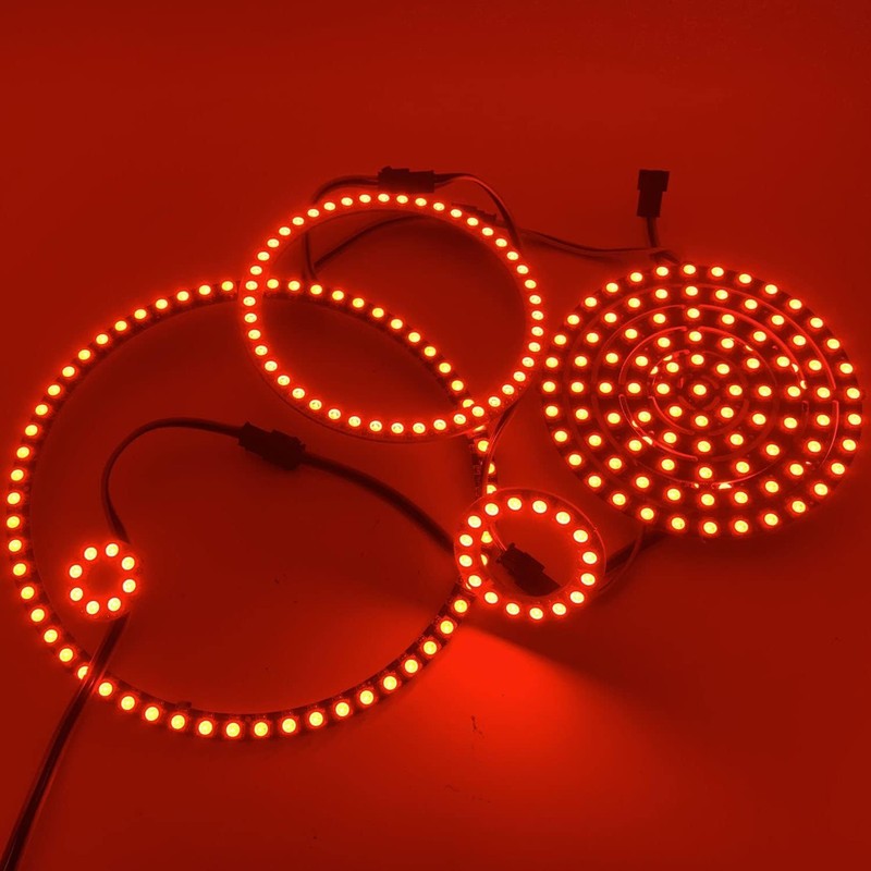 WS2812B 8/16/24/35/45/60/241 LED Pixel Ring Addressable LED Module WS2812 IC