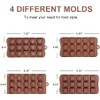 La chat 4 Packs Silicone Molds for Chocolate, Food Grade
