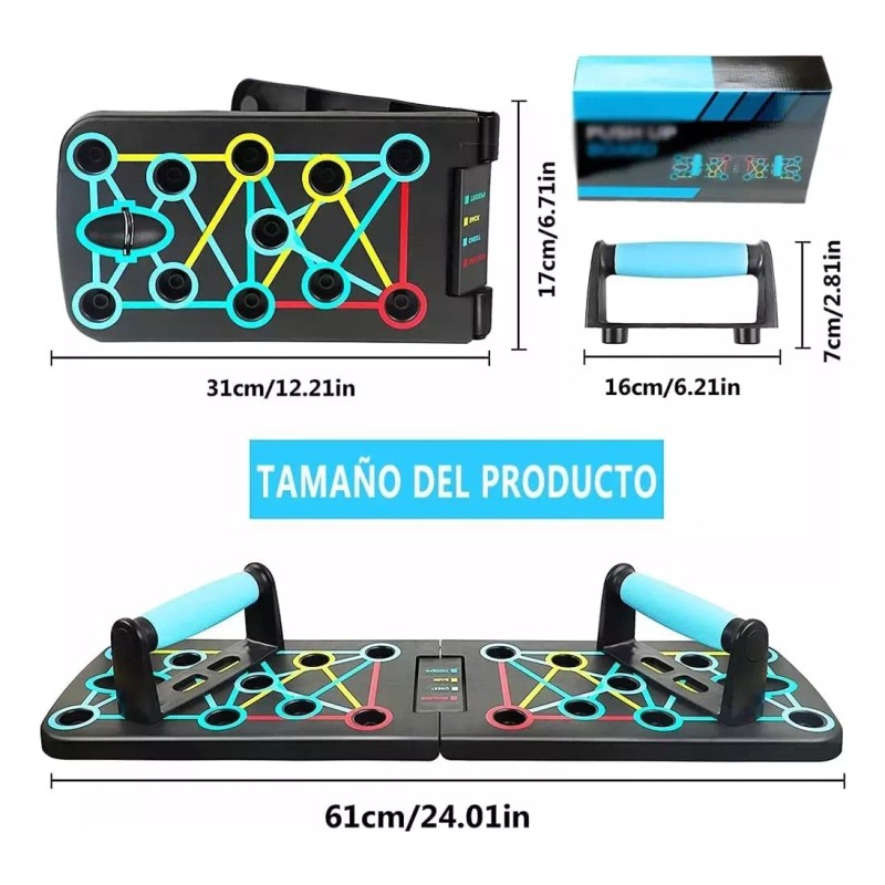 Misorel Soporte Para Lagartijas Tabla Push Up