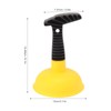 Mini Sink and Drain Plunger, Yellow Sink Plunger Unclogging Tool