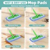 Reusable Mop Pads Compatible with Swiffer Sweeper Mop, Microfiber Dry