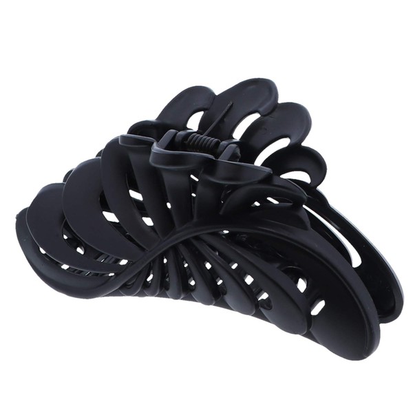 Matte Black 5 inch Large Jaw Clip Hair Claw with