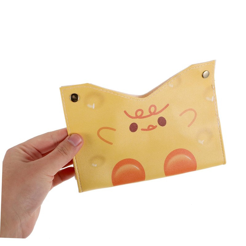 KONTONTY Leather Tissue Box Holder Rectangle Design Chic and Elegant