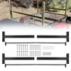 Liouedf Adjustable Roof Ladder Racks for 4'-7' Enclosed Trailers/Cargo Vans/Trucks: