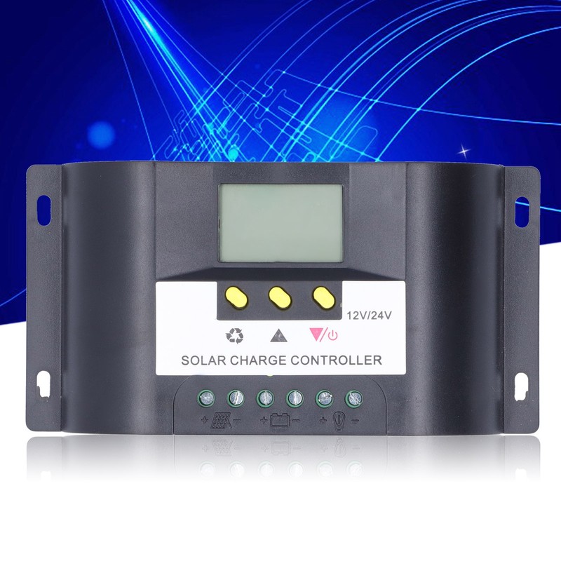Intelligent Solar Charge Controller with Adjustable Timer Control Modes LCD