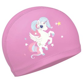 GWAWG Swimming Cap Kids,Swimming Caps,Kids Swimming Caps,Swimming Caps for 4-10 Years Old, Stretchy Swimming Hat Kids Boys Girls Teens (pink)