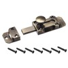 sourcing map Barrel Slide Door Bolts, 3 Inch Zinc Alloy
