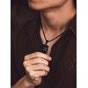 Bandmax Gothic Dragon Claw Black Stone Pendant Necklace for Men
