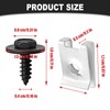 Icyhaws Fender Liner Screws and U Nuts Kit 10 Set