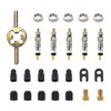 VooGenzek 25 pieces Sclaverand Presta valve core replacement set, valve
