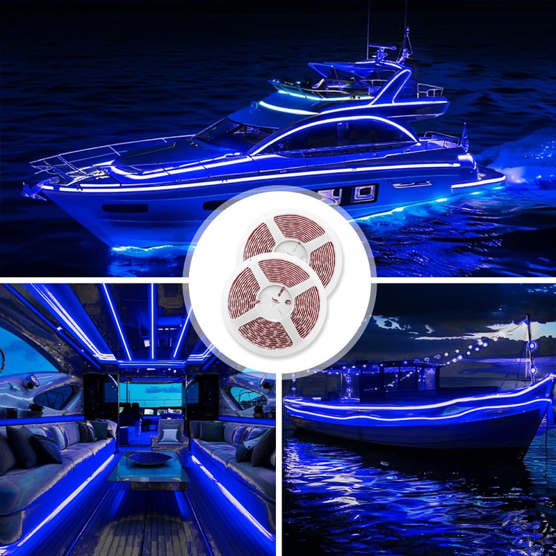 Yeenoon LED Boat Lights 32.8ft (2 Rolls of 16.4ft), Waterproof