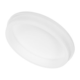 MECCANIXITY High Temp Silicone Plug Mount Dia 151.5mm/5.96 Inch T Shaped Rubber Stopper Hole Plugs for Powder Coating Plating Waterproof Sealing Plugs White Pack of 1