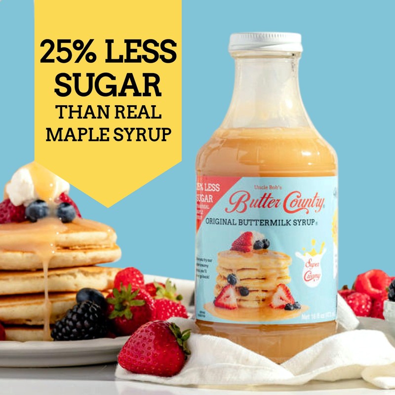 Uncle Bob's Butter Country Original Buttermilk Syrup for Pancakes and