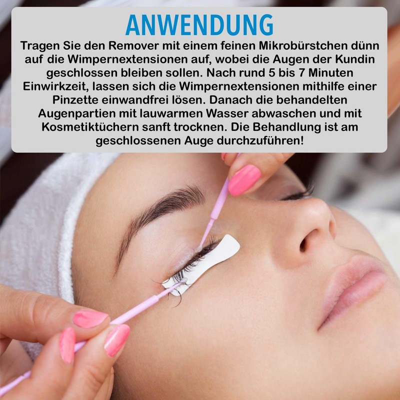 LOVELY Gel Remover for Eyelash Extension, 15 ml, Odourless, Quick