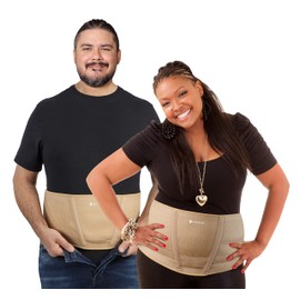 Movibrace Abdominal Belt for Hanging Belly, Weak Abdominal and Lower Back Muscles Unisex (XXX-Large)