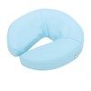 Face Pillow, Thin, Height 2.4 inches (6 cm), Light Blue