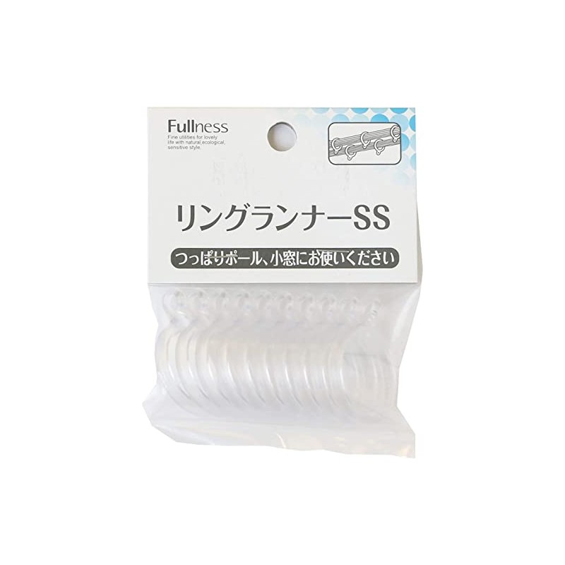 Fullness SC-M2118 Curtain Ring Runner SS 10 Pieces, Diameter Approx.