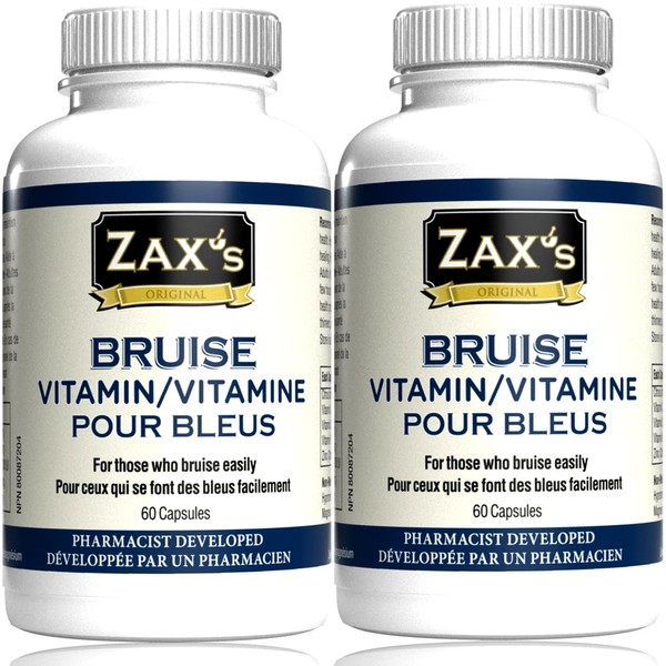 ZAX'S ORIGINAL Bruise Care Supplements - Pharmacist Developed Formula with