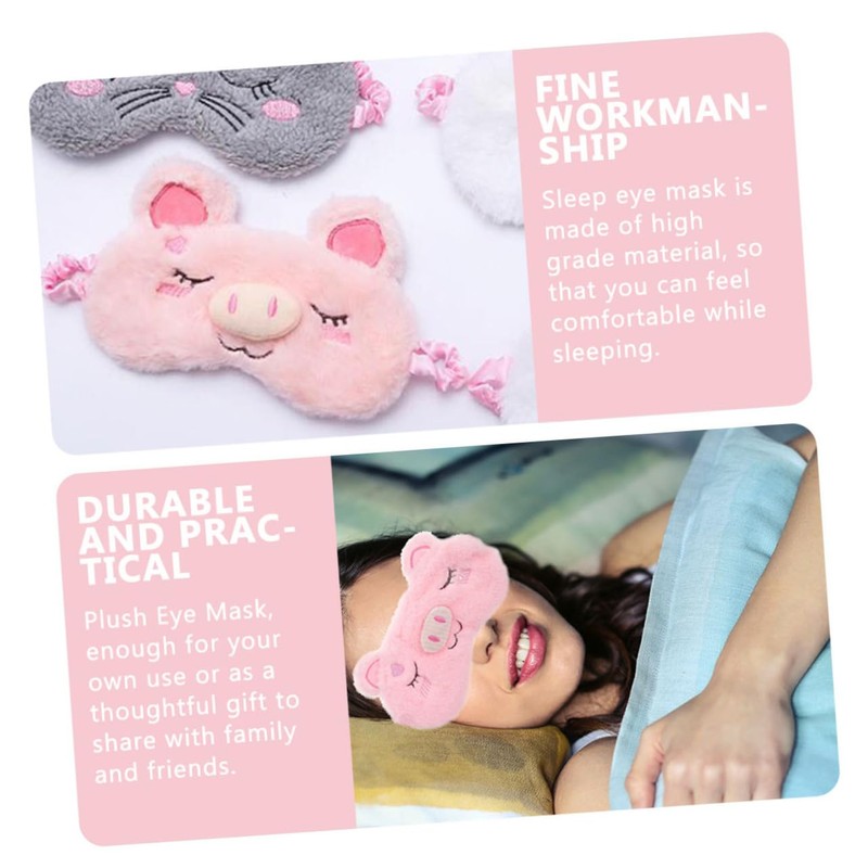 Baluue Eye Sleep Mask for Boys and Girls Animal Masks