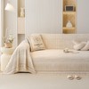 ROOMLIFE Khaki Boho Sofa Couch Cover Blanket for 3 Cushion
