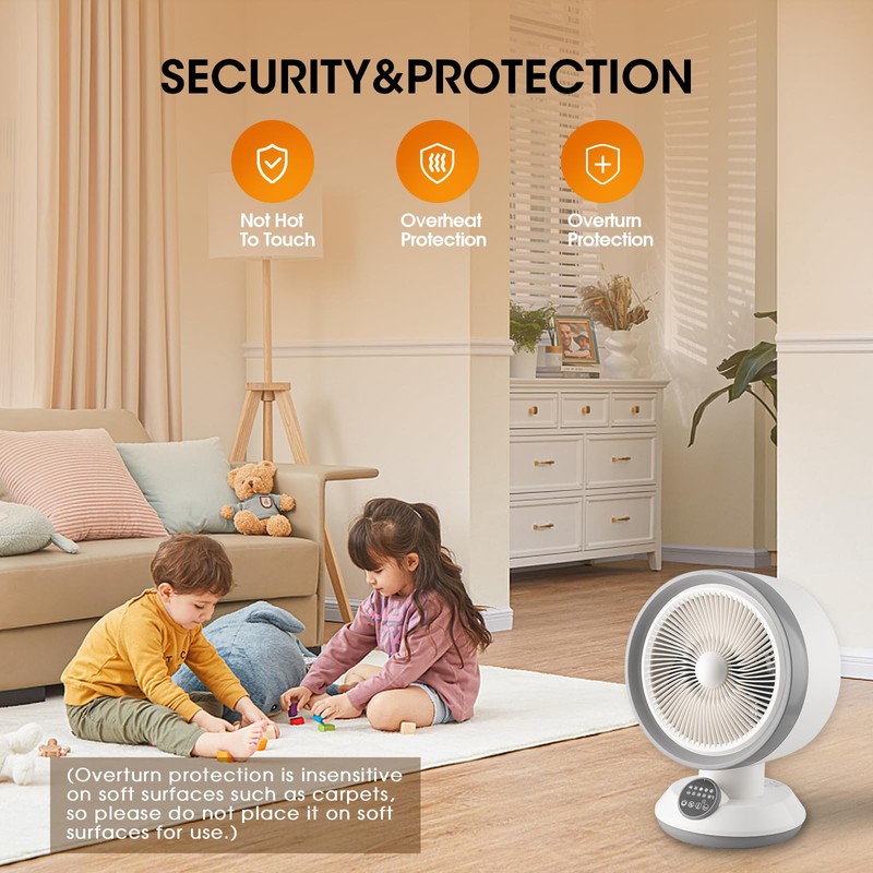 Trendgear 2 in 1 Heater Fan Combo, 1500W Portable Space