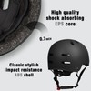 Skateboard Bike Helmet for Adults Women Men Youth Kids (2-3-5-8-14+