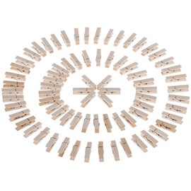 Anpro 150 PCS Mini Wooden Pegs,Mini Pegs for Holding Photo Paper,Photo Pegs for Craft and DIY Decoration