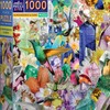 eeBoo: Piece and Love Hummingbirds and Gems 1000 Piece Square