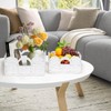 Graciadeco Scalloped Wicker Basket Natural Paper Rope Storage Baskets with