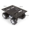 LewanSoul Mecanum Robot Chassis Car Kit with 360° Omnidirectional Wheel,